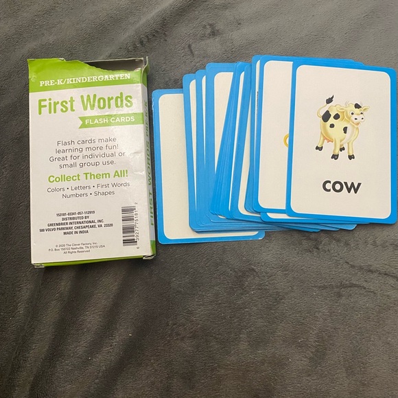 First Words Flash Cards - Picture 3 of 4